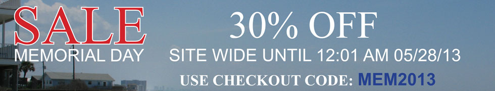 Memorial Weekend 2013 SALE!