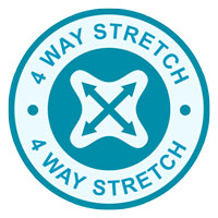 Pedors Four Way Stretch Badge